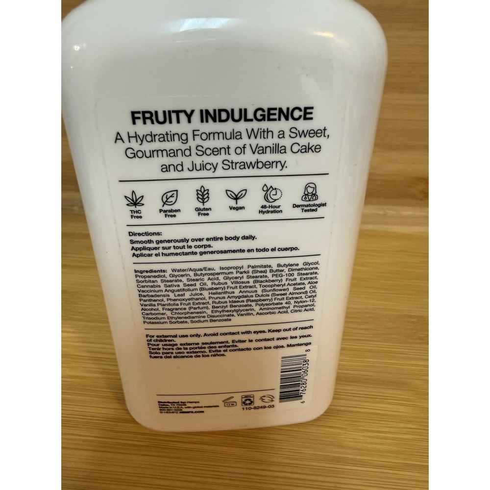 NEW Hempz Strawberry Shortcake 48 Hydration Moisturizer Limited‎ Edition-NEW - Picture 3 of 5